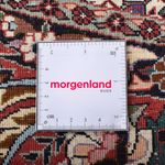 Dywan perski - Bijar okrągły  - 250 x 250 cm - jasnoszary