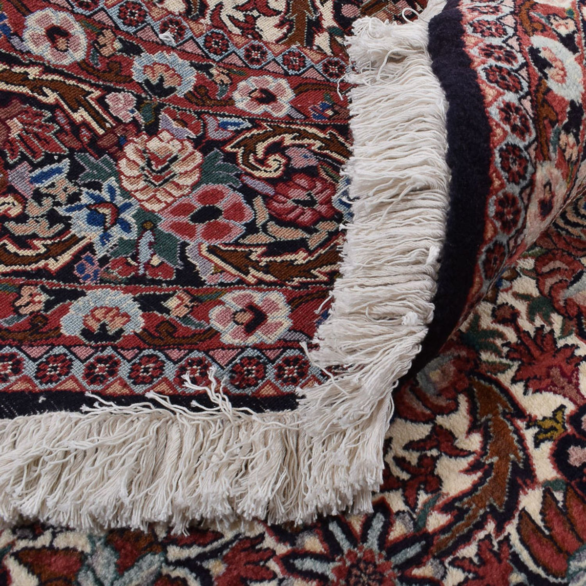 Dywan perski - Bijar okrągły  - 250 x 250 cm - rdza