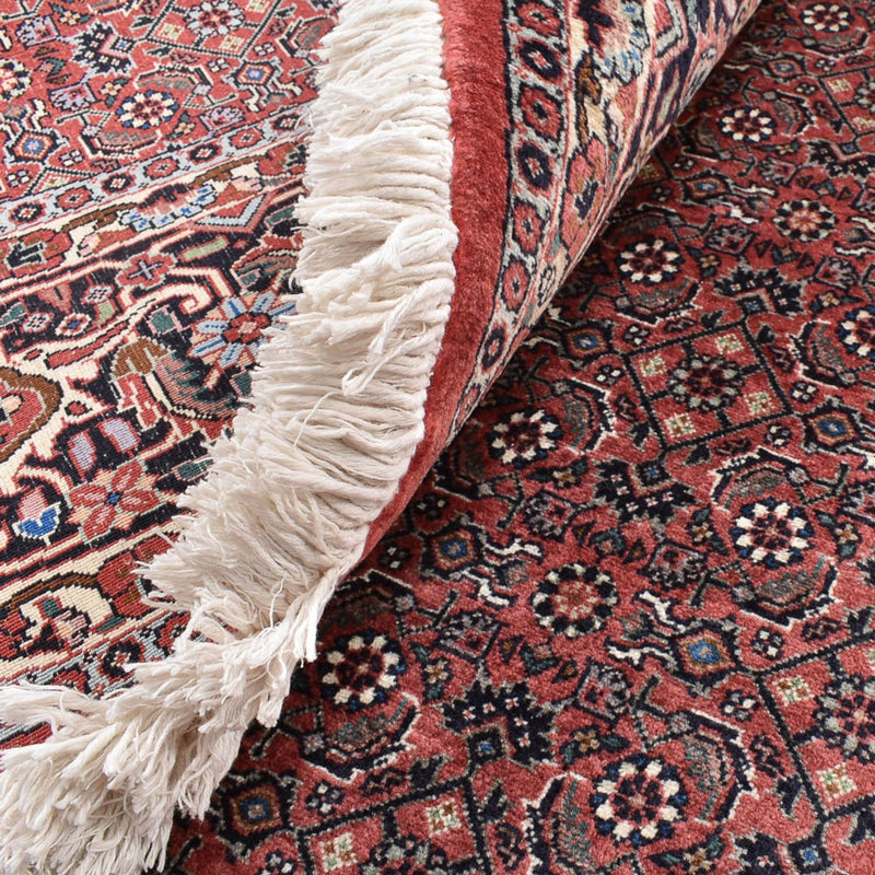 Dywan perski - Bijar okrągły  - 300 x 300 cm - jasna czerwień