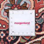 Dywan perski - Bijar okrągły  - 300 x 300 cm - jasna czerwień