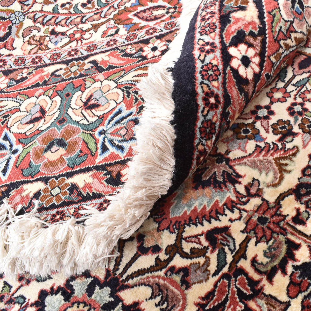 Dywan perski - Bijar okrągły  - 250 x 250 cm - rdza