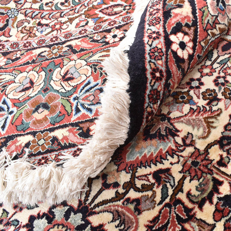 Dywan perski - Bijar okrągły  - 250 x 250 cm - rdza