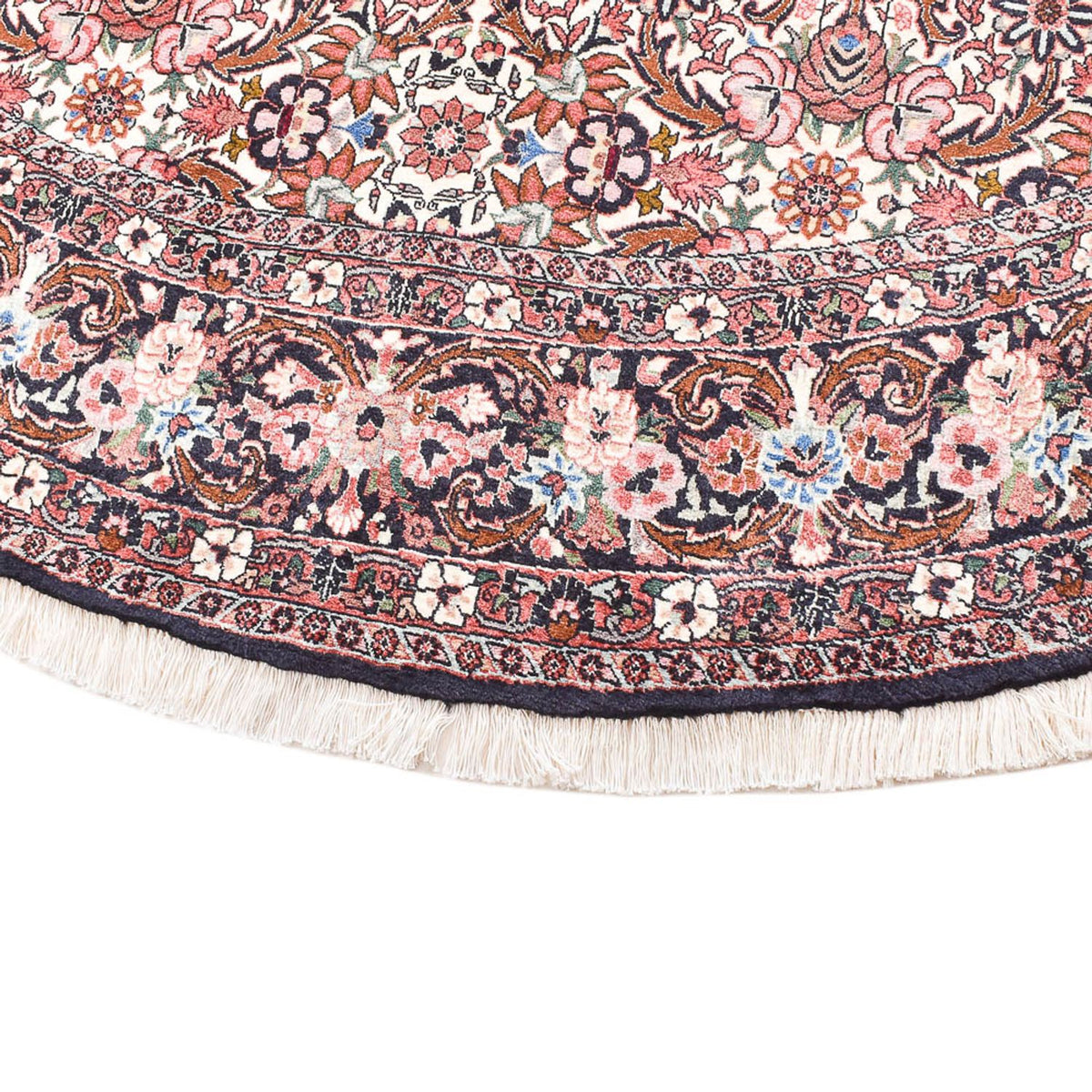 Dywan perski - Bijar okrągły  - 250 x 250 cm - rdza