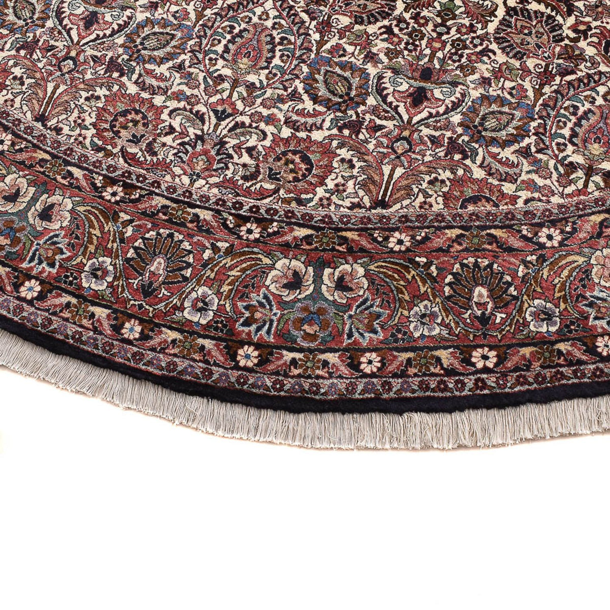 Dywan perski - Bijar okrągły  - 250 x 250 cm - rdza