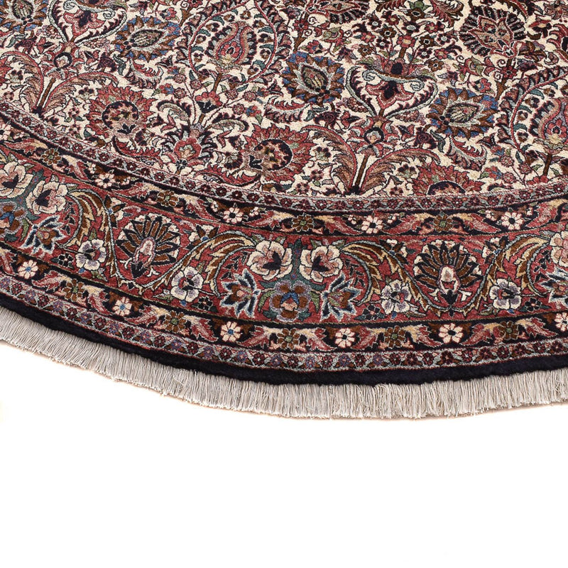 Dywan perski - Bijar okrągły  - 250 x 250 cm - rdza