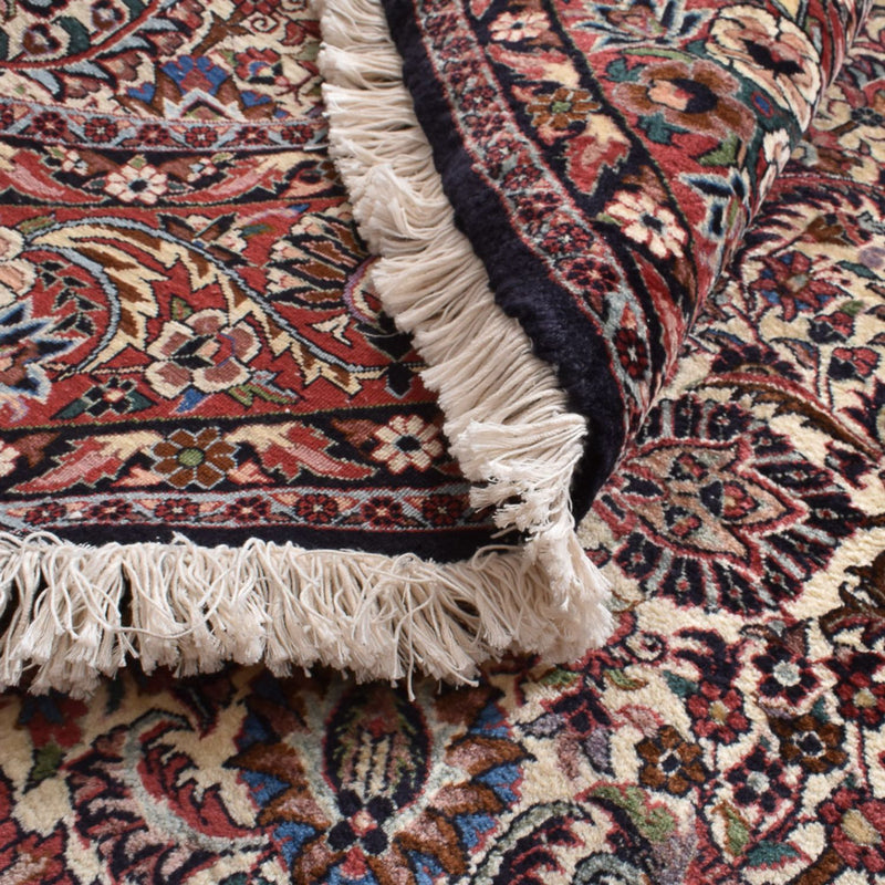 Dywan perski - Bijar okrągły  - 250 x 250 cm - rdza