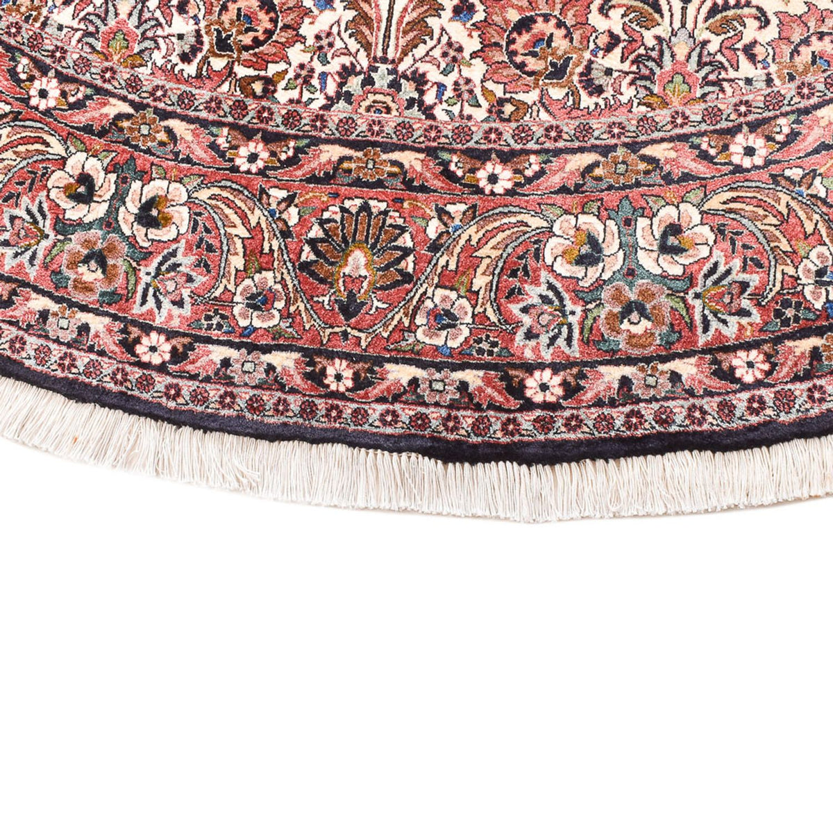 Dywan perski - Bijar okrągły  - 250 x 250 cm - rdza