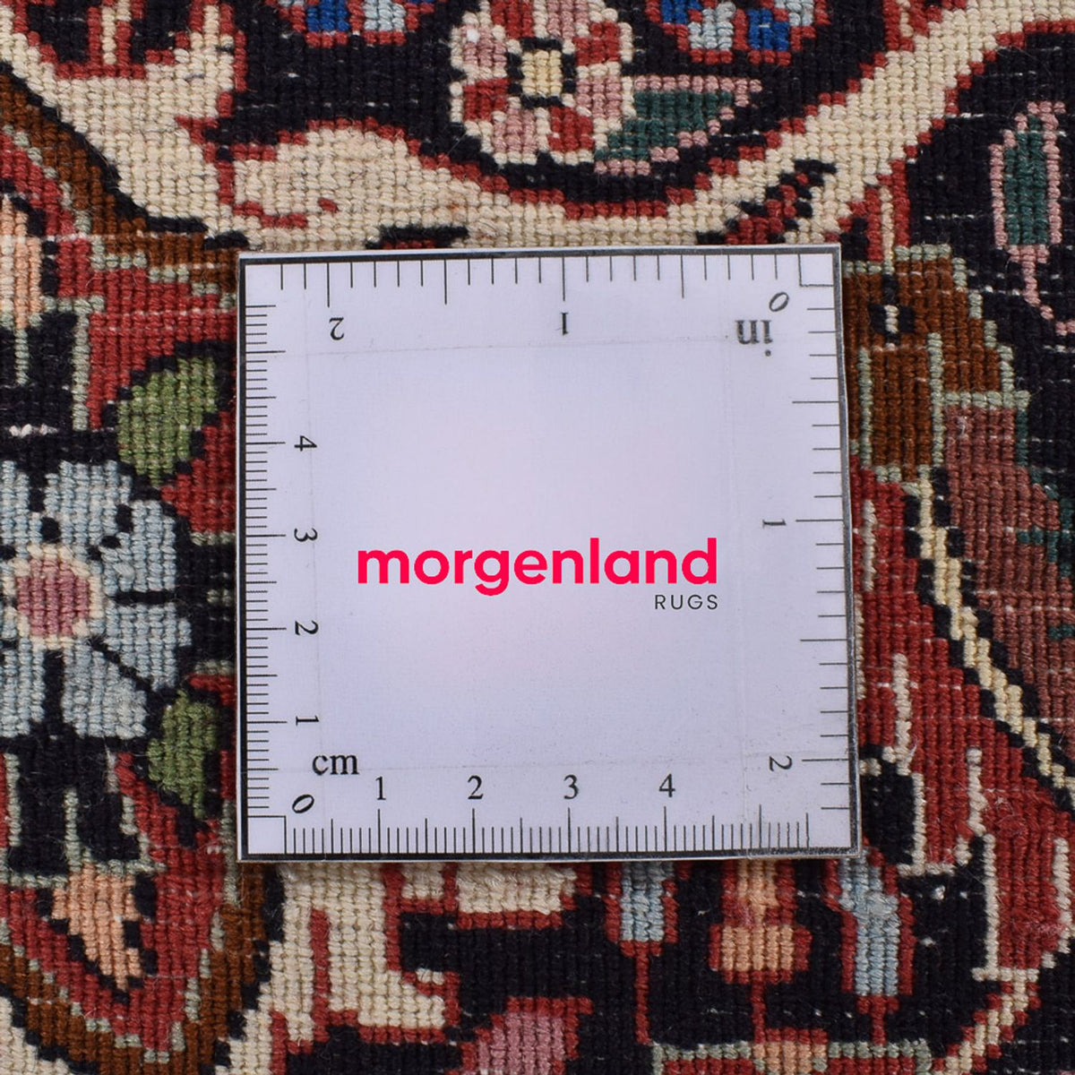 Dywan perski - Bijar okrągły  - 300 x 300 cm - rdza