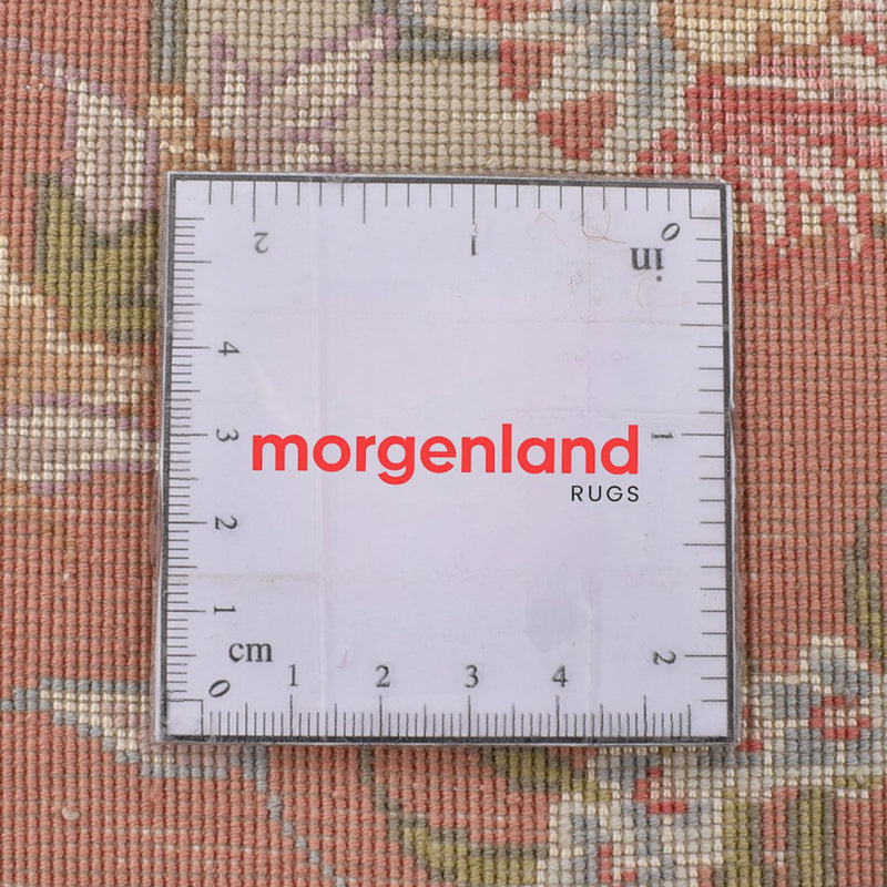 Dywan perski - Tabriz - Królewski kwadratowy  - 245 x 245 cm - jasny beż