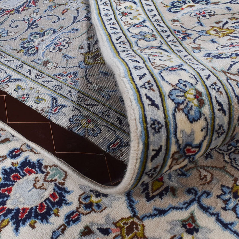 Dywan perski - Keshan - Royal - 346 x 246 cm - szary