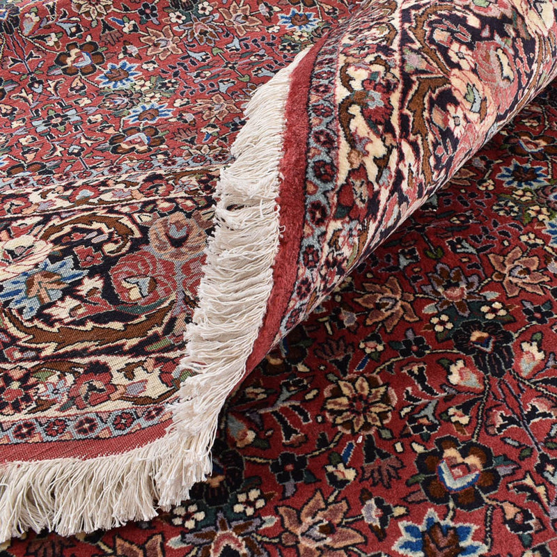 Dywan perski - Bijar okrągły  - 400 x 400 cm - rdza