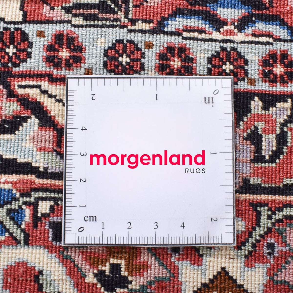 Dywan perski - Bijar okrągły  - 245 x 245 cm - rdza