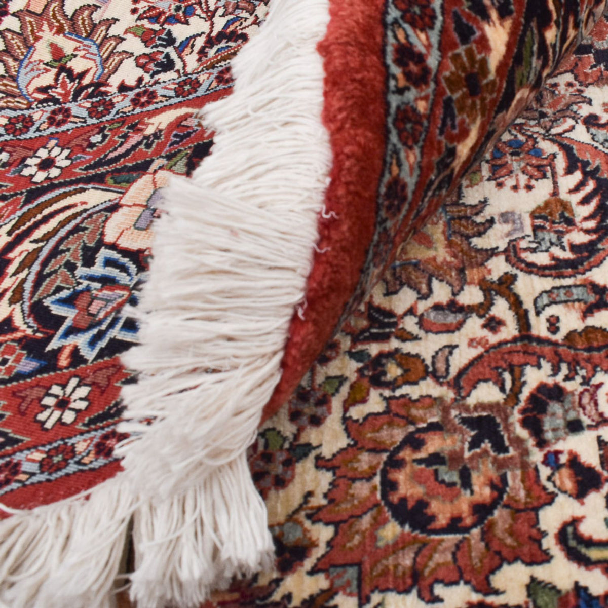 Dywan perski - Bijar okrągły  - 250 x 250 cm - rdza