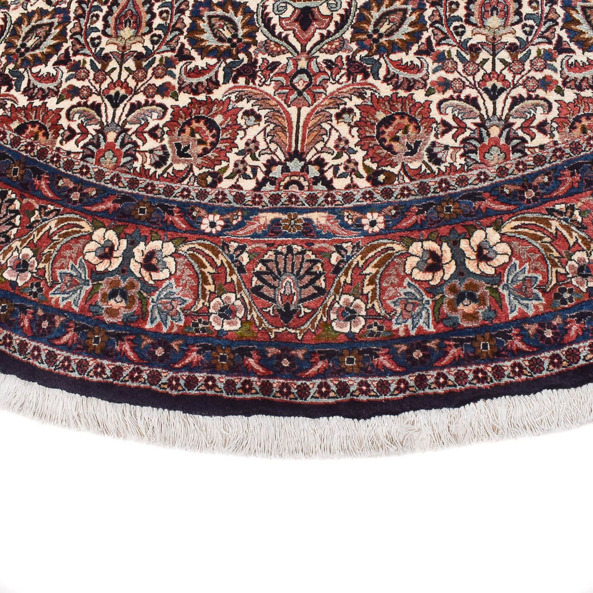 Dywan perski - Bijar okrągły  - 250 x 250 cm - rdza