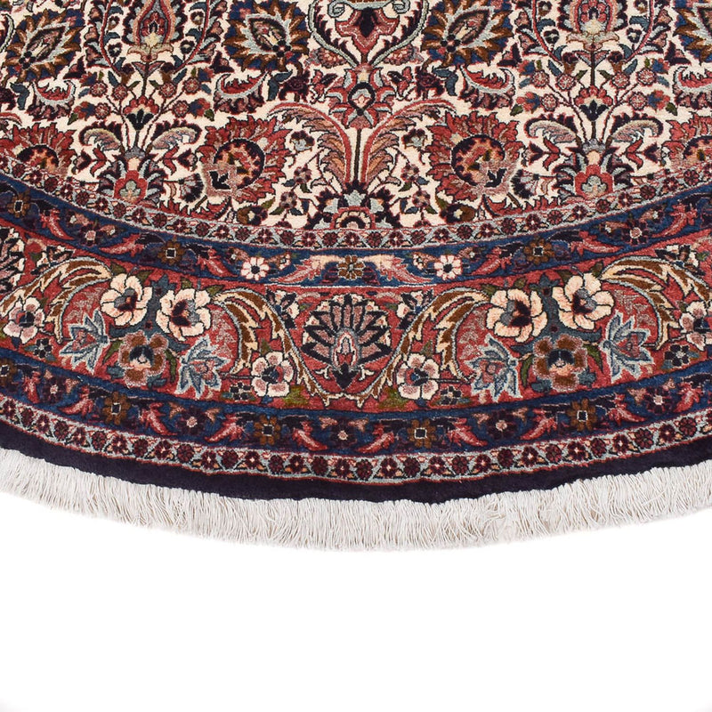 Dywan perski - Bijar okrągły  - 250 x 250 cm - rdza