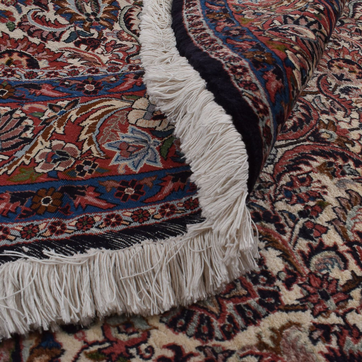 Dywan perski - Bijar okrągły  - 250 x 250 cm - rdza