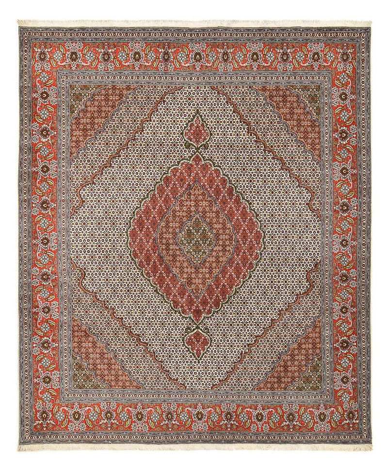 Dywan perski - Tabriz - Królewski - 310 x 258 cm - rdza