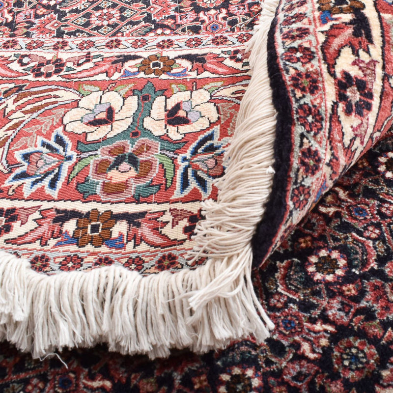 Dywan perski - Bijar okrągły  - 255 x 255 cm - rdza