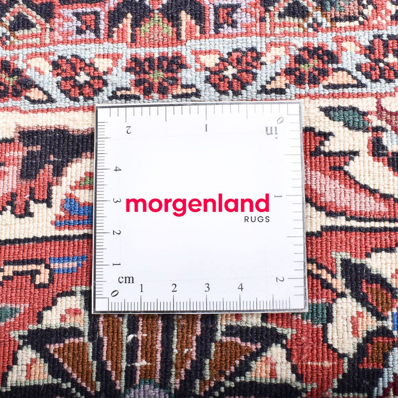 Dywan perski - Bijar okrągły  - 255 x 255 cm - rdza