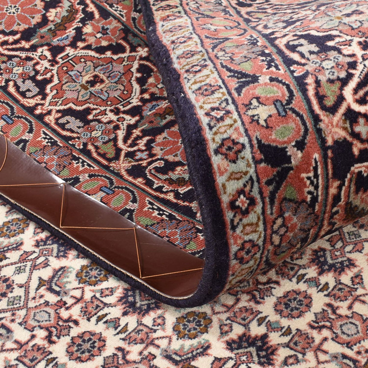 Dywan perski - Bijar - 243 x 210 cm - jasnobrązowy