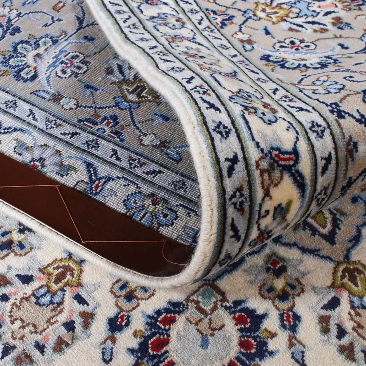 Dywan perski - Keshan - Royal - 354 x 240 cm - szary