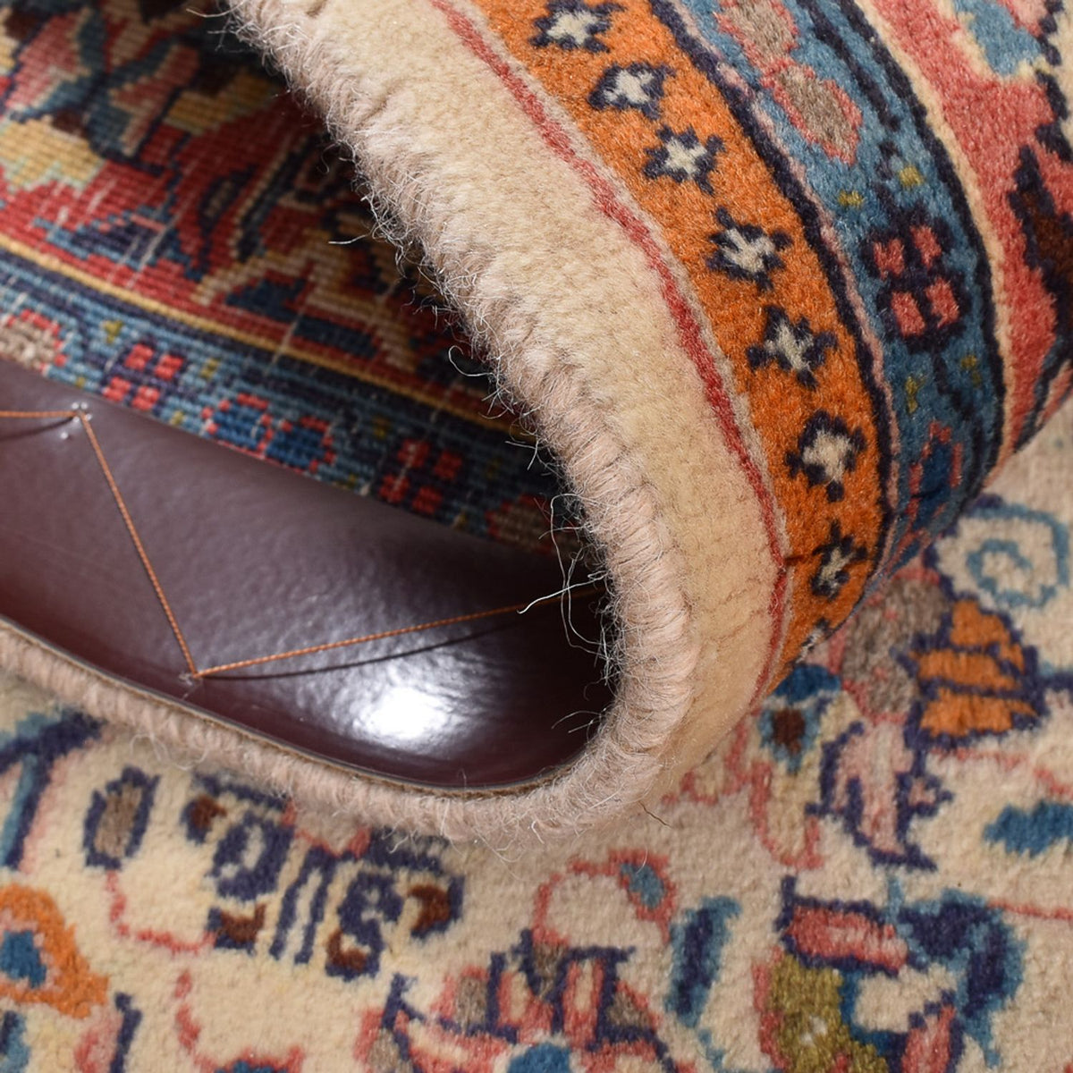 Biegacz Perski dywan - Nomadyczny - 226 x 129 cm - jasny beż