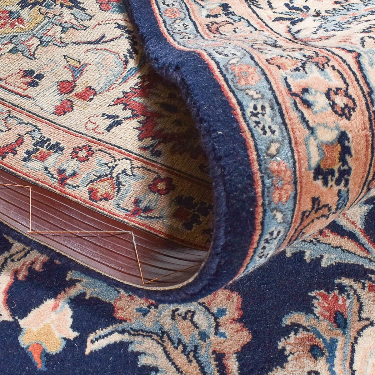 Dywan perski - Klasyczny - 355 x 247 cm - ciemnoniebieski