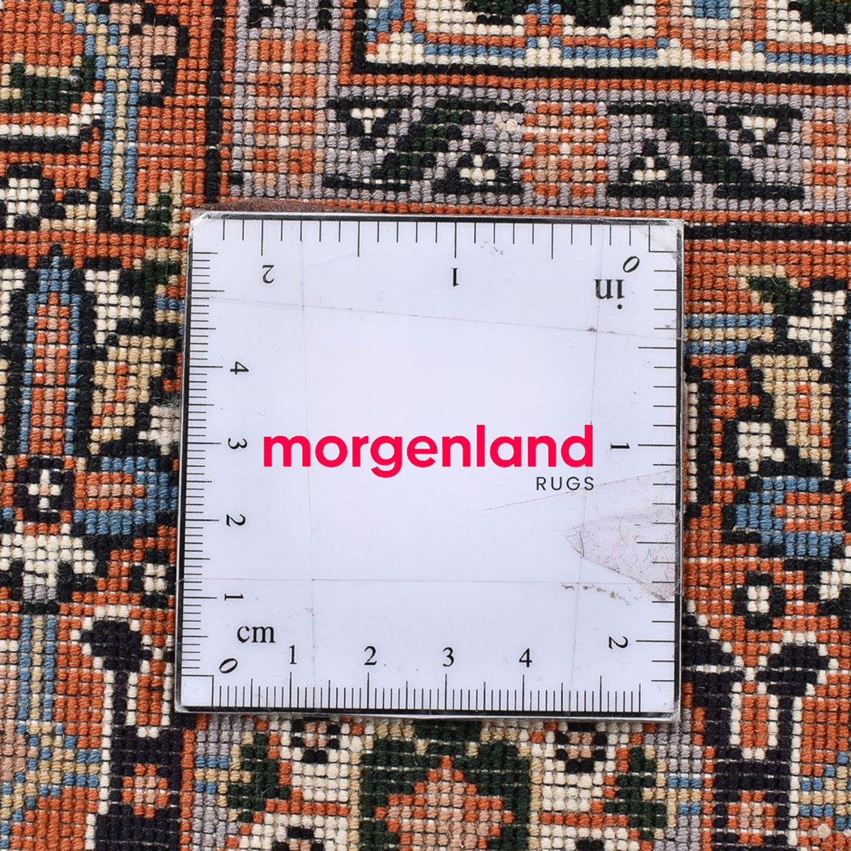 Dywan perski - Tabriz - Królewski kwadratowy  - 203 x 202 cm - rdza