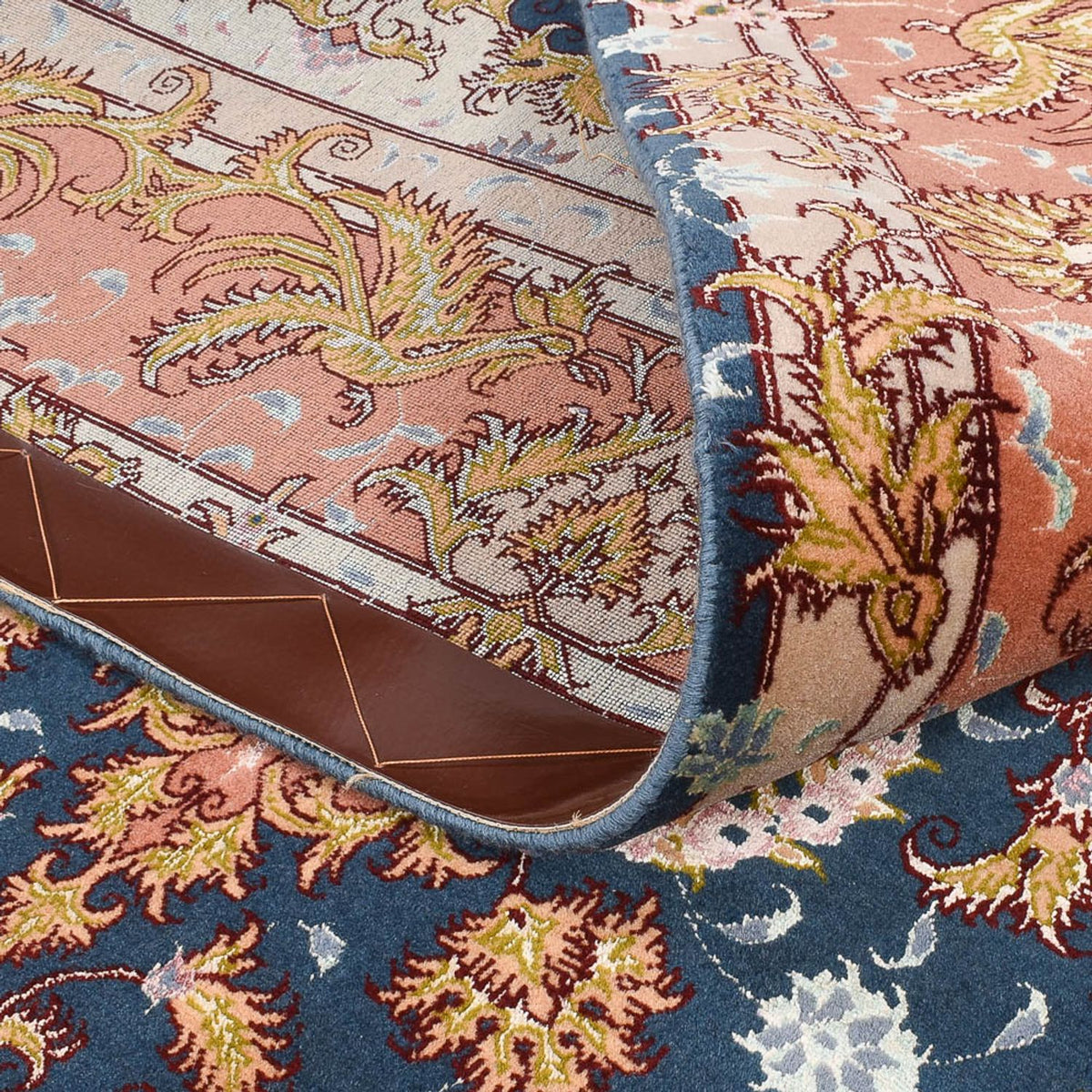 Dywan perski - Tabriz - Premium - 202 x 148 cm - wielokolorowy