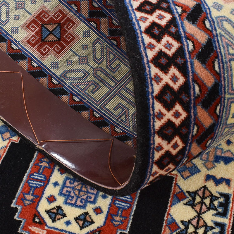 Biegacz Dywan perski - Tabriz - Premium - 305 x 75 cm - ciemnoniebieski