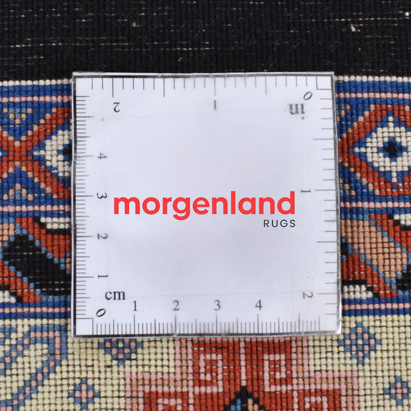 Biegacz Dywan perski - Tabriz - Premium - 305 x 75 cm - ciemnoniebieski