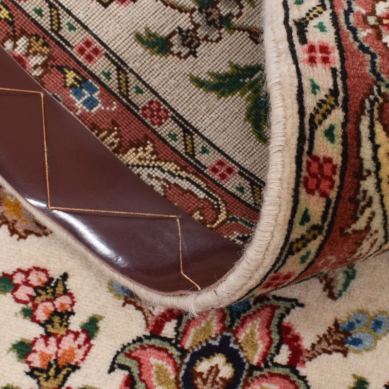 Biegacz Dywan perski - Tabriz - Premium - 255 x 70 cm - piaskowy