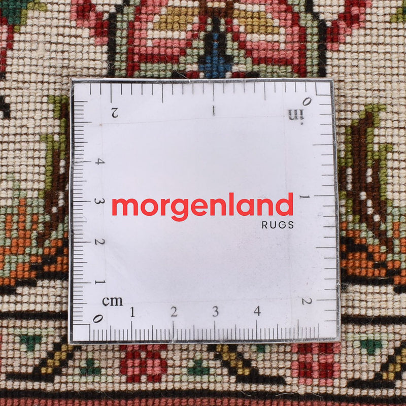 Biegacz Dywan perski - Tabriz - Premium - 255 x 70 cm - piaskowy