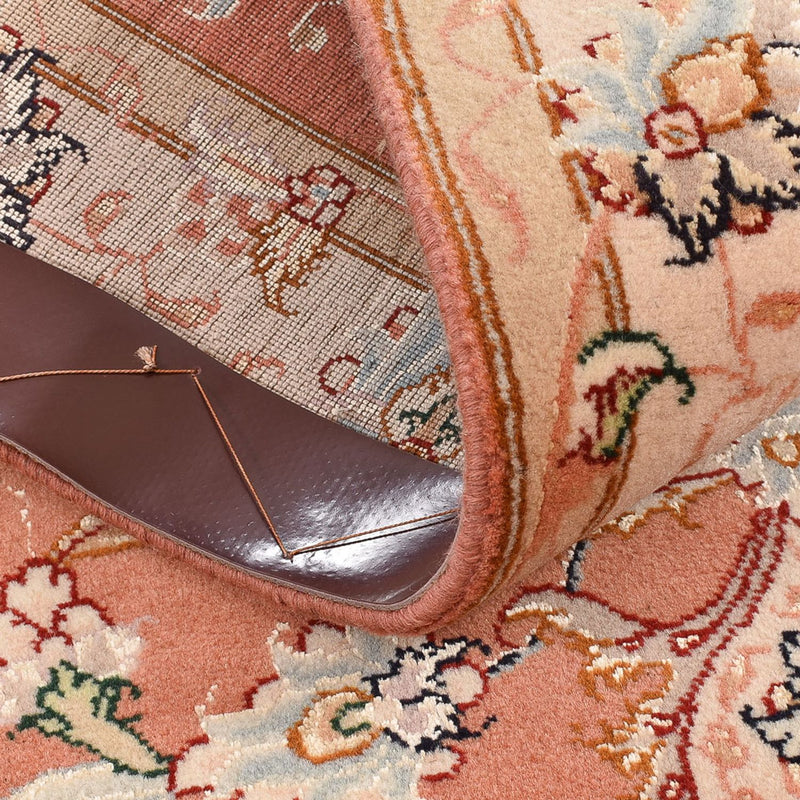 Biegacz Dywan perski - Tabriz - Królewski - 203 x 80 cm - jasna czerwień