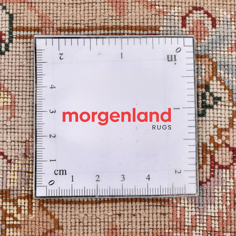 Biegacz Dywan perski - Tabriz - Królewski - 203 x 80 cm - jasna czerwień