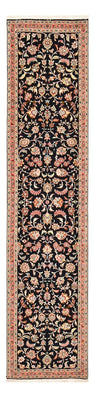 Biegacz Dywan perski - Tabriz - Premium - 290 x 69 cm - ciemnoniebieski