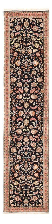 Biegacz Dywan perski - Tabriz - Premium - 290 x 69 cm - ciemnoniebieski