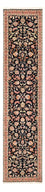 Biegacz Dywan perski - Tabriz - Premium - 290 x 69 cm - ciemnoniebieski