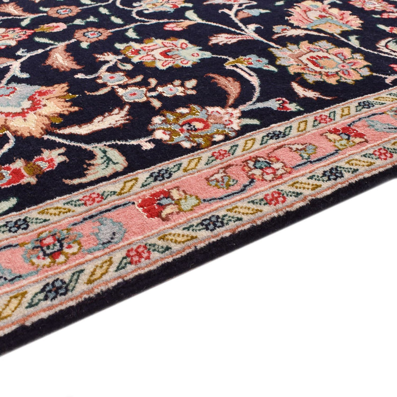 Biegacz Dywan perski - Tabriz - Premium - 290 x 69 cm - ciemnoniebieski