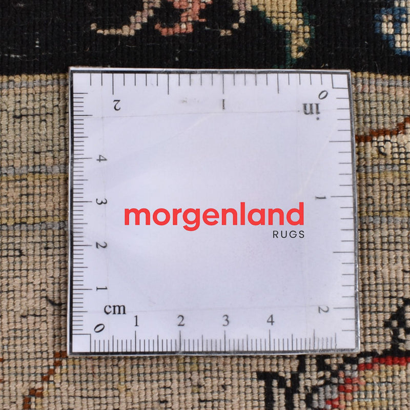 Biegacz Dywan perski - Tabriz - Królewski - 204 x 100 cm - ciemnoniebieski