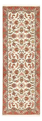 Biegacz Dywan perski - Tabriz - Królewski - 202 x 69 cm - kremowy