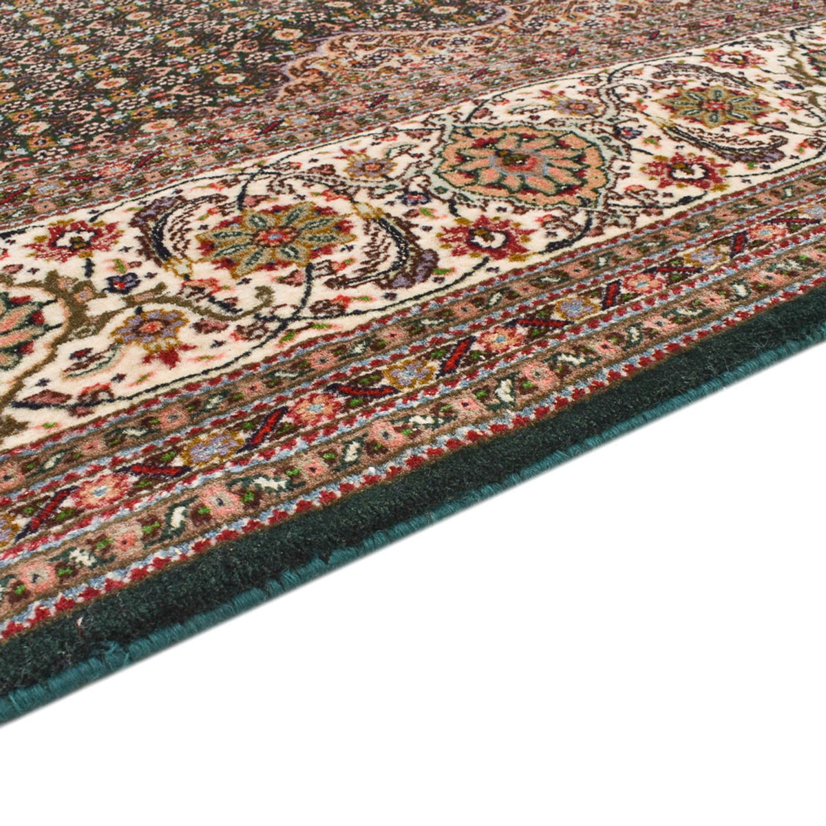 Biegacz Dywan perski - Tabriz - Premium - 404 x 203 cm - piaskowy