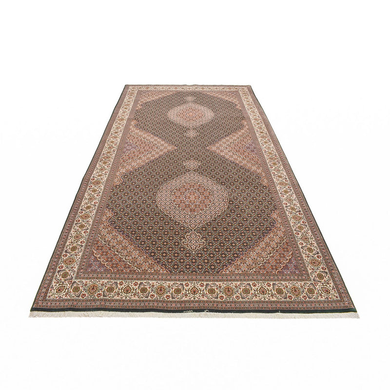 Biegacz Dywan perski - Tabriz - Premium - 404 x 203 cm - piaskowy
