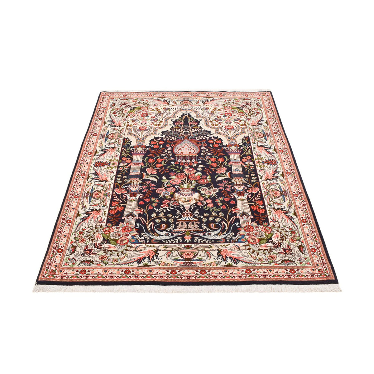 Dywan perski - Tabriz - Premium - 196 x 150 cm - wielokolorowy