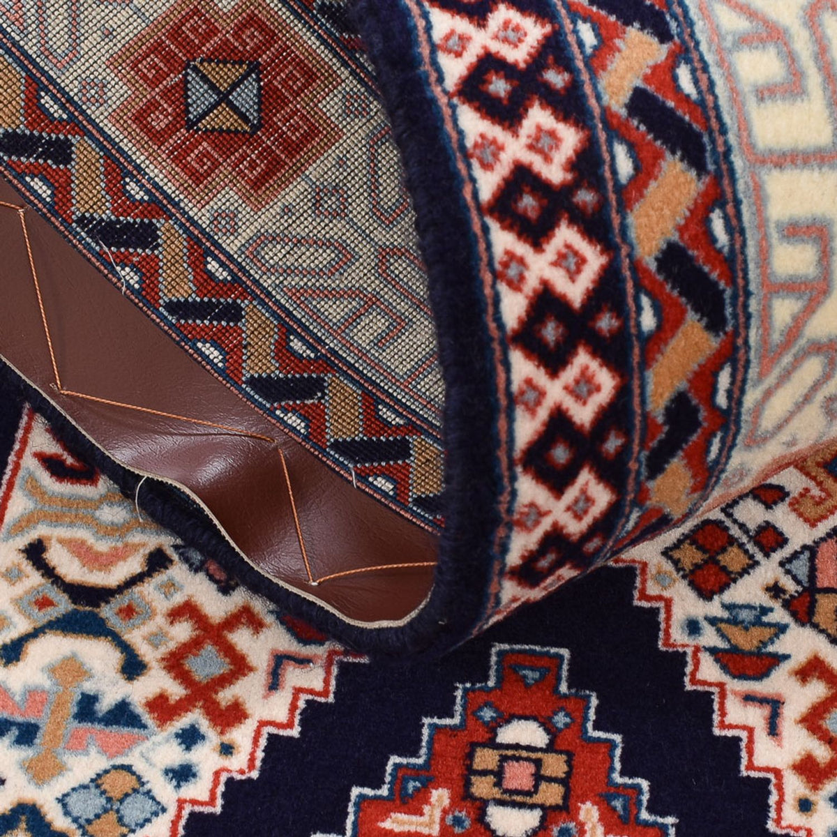 Biegacz Dywan perski - Tabriz - Premium - 186 x 72 cm - ciemnoniebieski