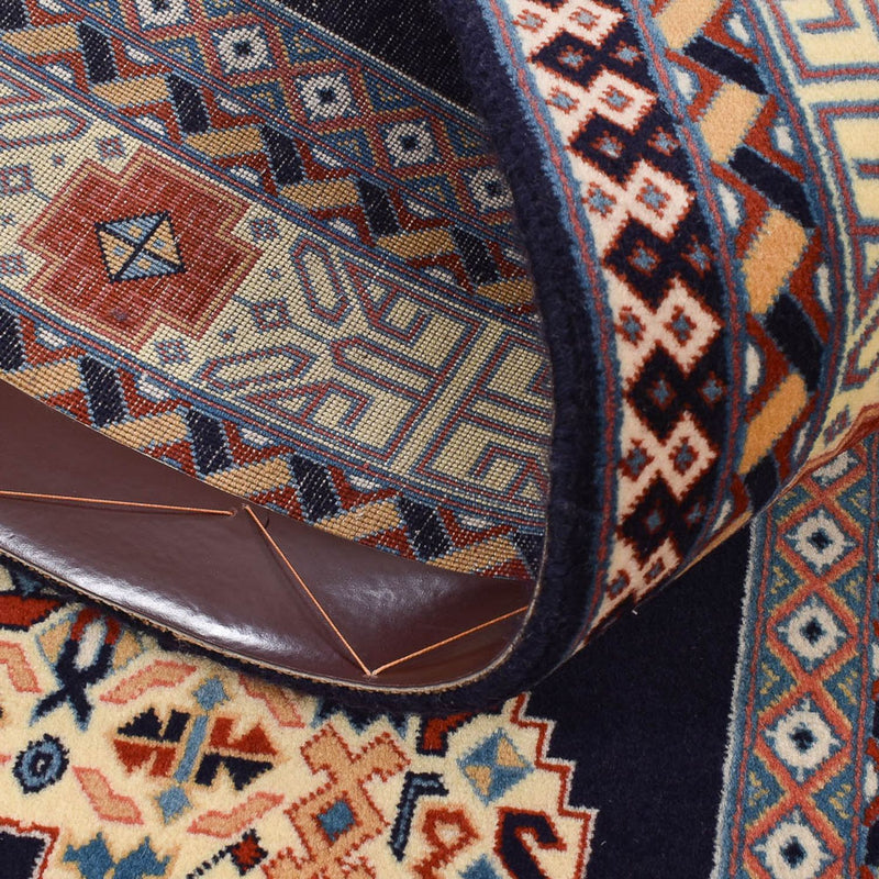 Biegacz Dywan perski - Tabriz - Premium - 300 x 73 cm - ciemnoniebieski