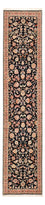 Biegacz Dywan perski - Tabriz - Premium - 300 x 66 cm - ciemnoniebieski