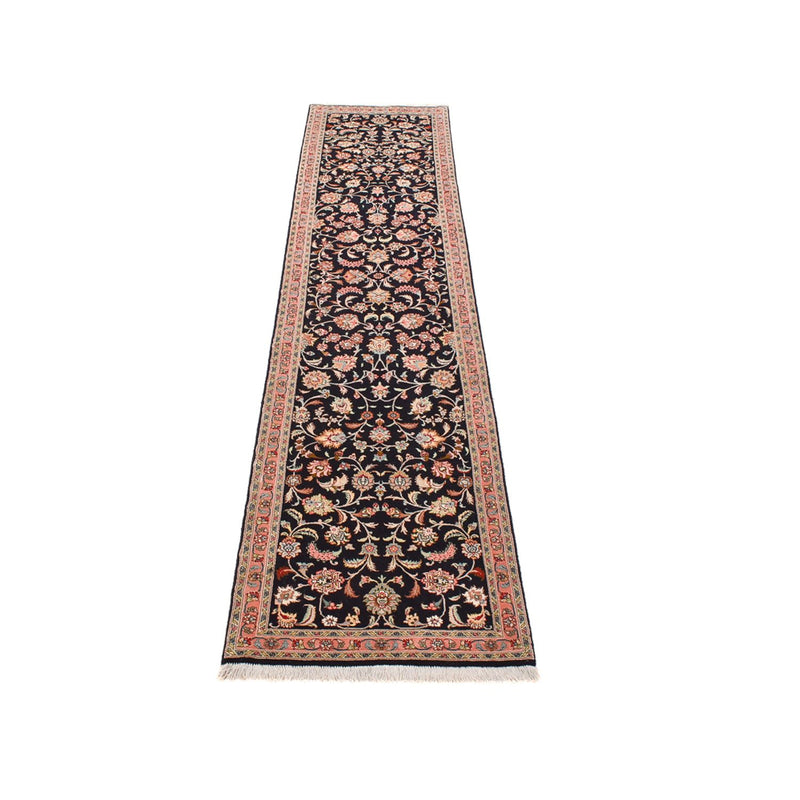 Biegacz Dywan perski - Tabriz - Premium - 300 x 66 cm - ciemnoniebieski