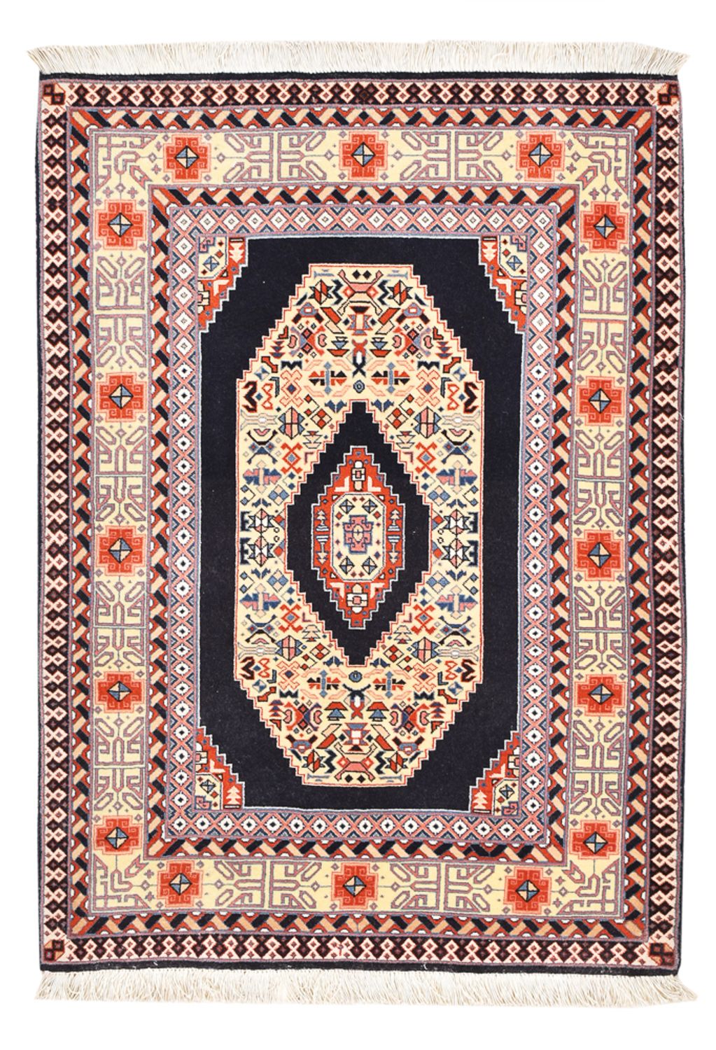 Dywan perski - Tabriz - Królewski - 105 x 74 cm - wielokolorowy