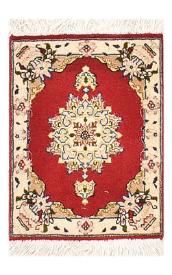 Dywan perski - Tabriz - Premium - 40 x 30 cm - czerwony